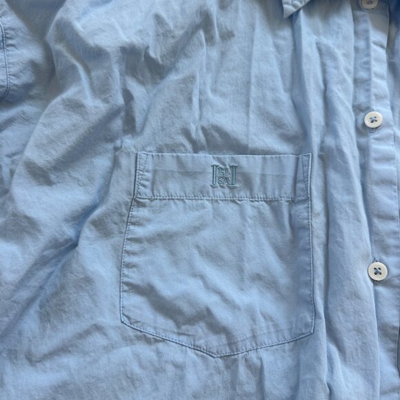 Helsa Blue Button Down - Picture 2 of 4